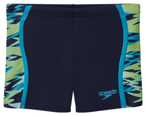 Costume da bagno Speedo Hyperboom Splice nero/verde da uomo