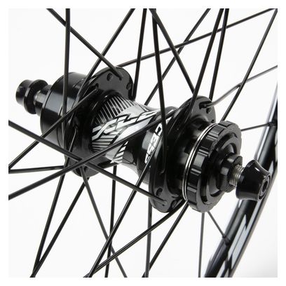 Paire de Roues BMX Excess XLC-2 Mini/Expert 20'' | 10 mm | 28 Trous Noir