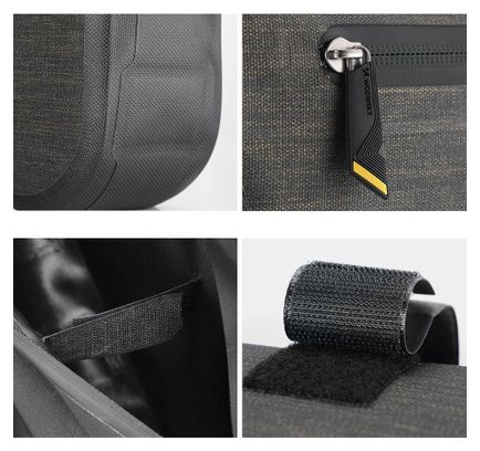 Sacoche de cadre de vélo Wozinsky 3 5 L grise
