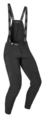 Pantalón con tirantes Fox Defend Fire negro