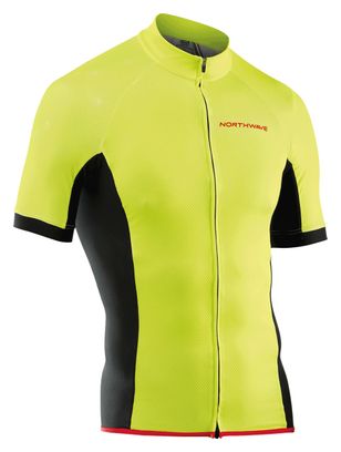 NORTHWAVE Maillot Manches Courtes FORCE Jaune
