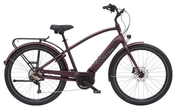 Vélo de Ville Electra Townie Path Go Bosch Performance 250 Watts Matt Oxblood