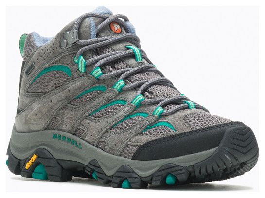 Merrell Moab 3 Mid Gore-Tex Women's Hiking Shoes Gray/Blue