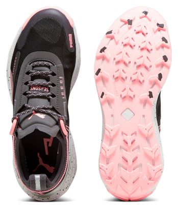 Trail Shoes Puma Voyage Nitro 3 Black / Pink Woman