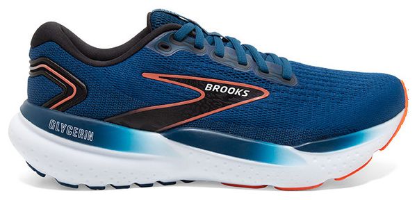 Brooks Glycerin 21 Running Shoes Blue Red Men's