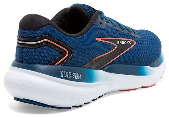 Chaussures Running Brooks Glycerin 21 Bleu Rouge Homme