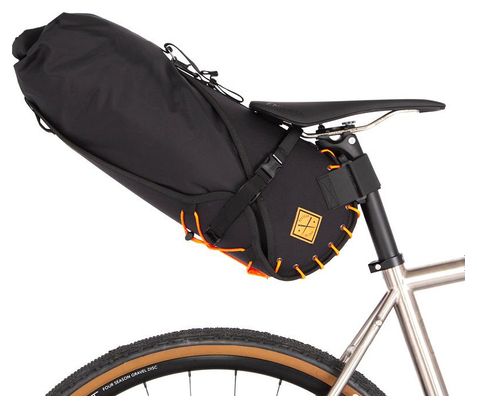 Refurbished Product - Restrap Saddle Bag 14L Black Orange