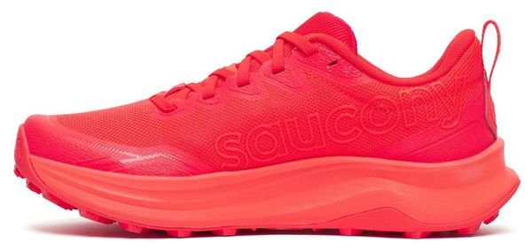 Saucony Peregrine 16 Women's Red Trail Running Shoes