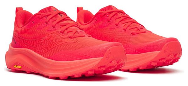 Saucony Peregrine 16 Women's Red Trail Running Shoes