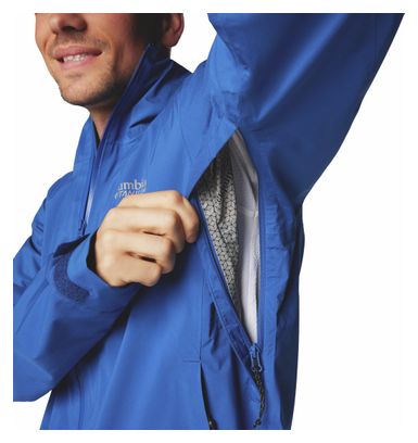 Veste Imperméable Columbia Ampli-Dry III Bleu