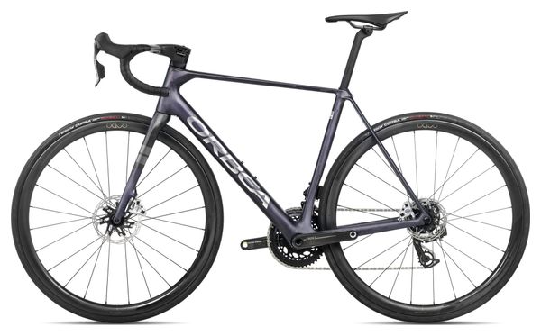 Vélo de Route Orbea Orca M11eLTD PWR Sram Red eTap AXS 12V 700 mm Bleu Violet Tanzanite Carbon Raw 2025