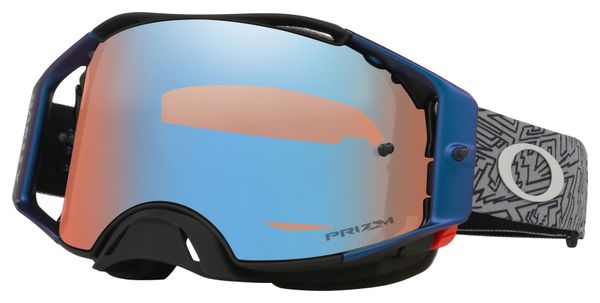 Máscara Oakley Airbrake MX Grey Strike / Prizm Mx Sapphire Iridium / Ref : OO7046-G9