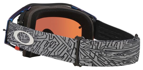 Máscara Oakley Airbrake MX Grey Strike / Prizm Mx Sapphire Iridium / Ref : OO7046-G9