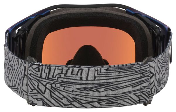 Máscara Oakley Airbrake MX Grey Strike / Prizm Mx Sapphire Iridium / Ref : OO7046-G9