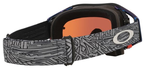 Máscara Oakley Airbrake MX Grey Strike / Prizm Mx Sapphire Iridium / Ref : OO7046-G9