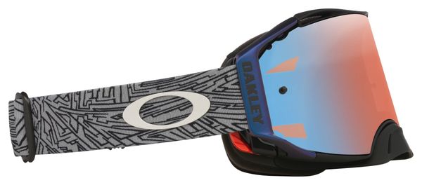 Máscara Oakley Airbrake MX Grey Strike / Prizm Mx Sapphire Iridium / Ref : OO7046-G9