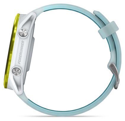 Montre GPS Garmin Forerunner 570 - 47 mm Blanc Jaune Bleu
