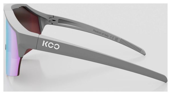 KOO ALIBI サングラスGREY MATT/TURQUOISE 試着のみ KOO Alibi sunglasses Gray matt / Turquoise mirror