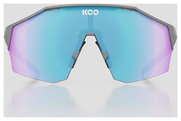 Koo Alibi Grey Matt/Turquoise Glasses | Alltricks.com