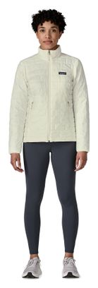 Cappotto Patagonia Nano Puff Donna Bianco