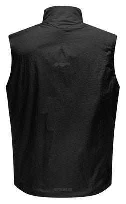 Heren Gore Wear Concurve Windstopper Mouwloos Vest Zwart