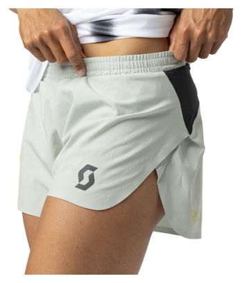 Pantaloncini con spacco Scott RC Run Grigio Donna