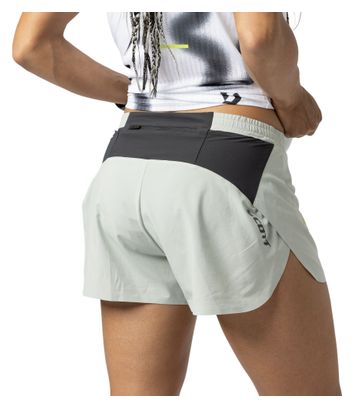 Pantaloncini con spacco Scott RC Run Grigio Donna