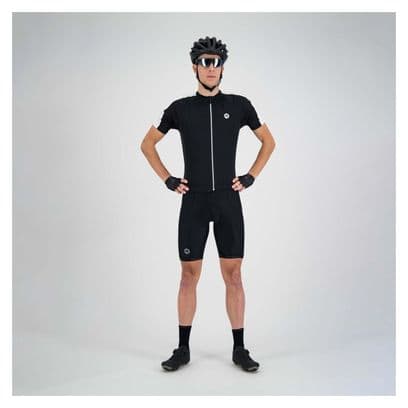 Maillot Manches Courtes Rogelli Explore Homme Noir/Blanc