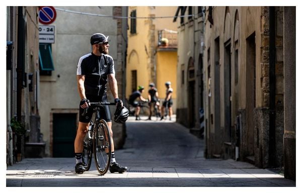 Maillot Manches Courtes Rogelli Explore Homme Noir/Blanc