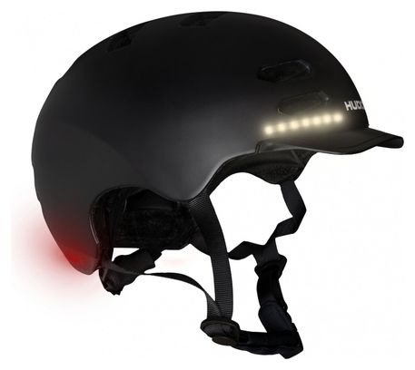 Casque Vélo Hudora avec éclairage intégré