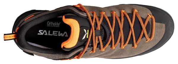 Salewa Wildfire Leather Gore-Tex Hiking Shoes Brown/Black
