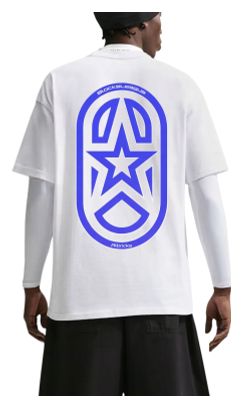 T-Shirt Manches Courtes Nike Blocks League Blanc Homme