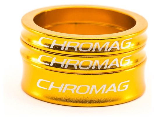 Distanziali sterzo Chromag Alluminio Oro