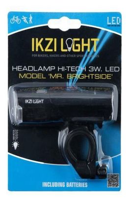 IKZI Phare Mr Brightside 3w batterie led guidon potence