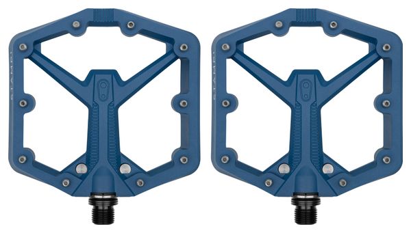 Crankbrothers Stamp 1 Gen 2 - Large Flat Pedals Blue