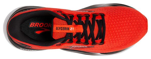 Chaussures Running Brooks Glycerin 21 Rouge Homme