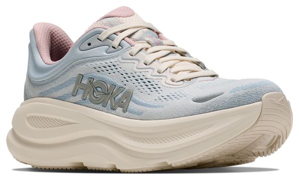 Chaussures Running Hoka Bondi 9 GLM Bleu/Rose Femme