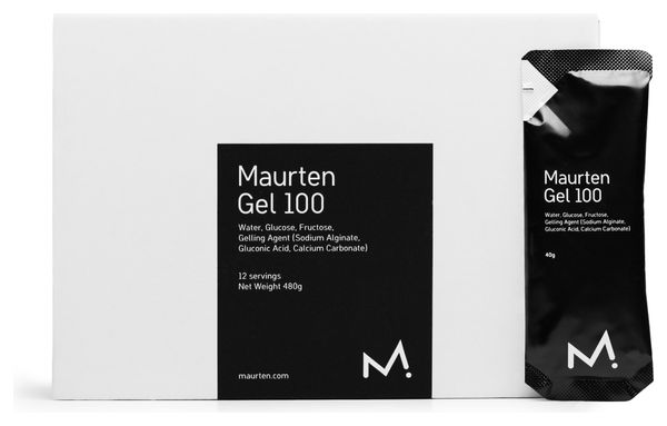 Maurten Gel 100 Energy Gel Pack - 12 x 40 g