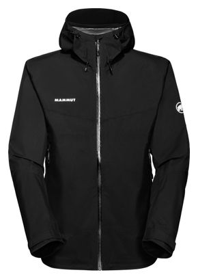 Veste Imperméable Mammut Convey Tour Hs Hooded Noir