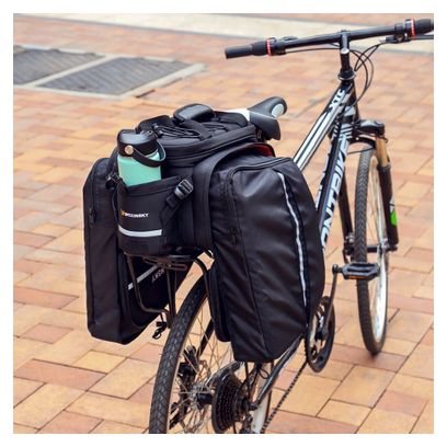 Sacoche vélo spacieux 35L Noir