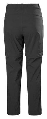 Pantaloni convertibili Helly Hansen Donna Elv Light Zip Off Tur Nero