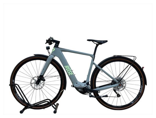 Produit reconditionné . Rose Backroad Plus EQ Urban XT 2023 . Vélo gravel électrique . Rose . très bon état