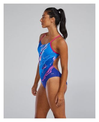 Costume da bagno a 1 pezzo Tyr Abstrai, donna, con ritaglio, multicolore