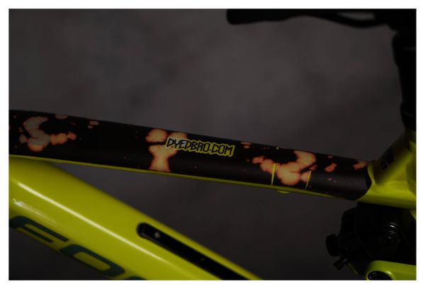 Kit de Protection Cadre Dyedbro Frame Bleach Tie Dye Noir Orange
