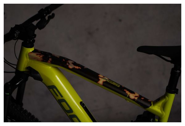 Kit de Protection Cadre Dyedbro Frame Bleach Tie Dye Noir Orange