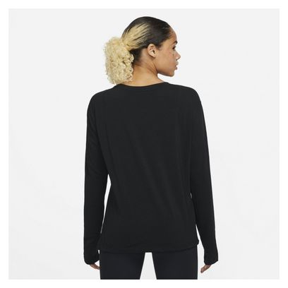T-shirt manches longues Nike Yoga Dri-Fit Noir Femme