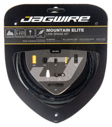 Kit Câble et Gaine VTT Jagwire Mountain Elite Link pour Frein Noir
