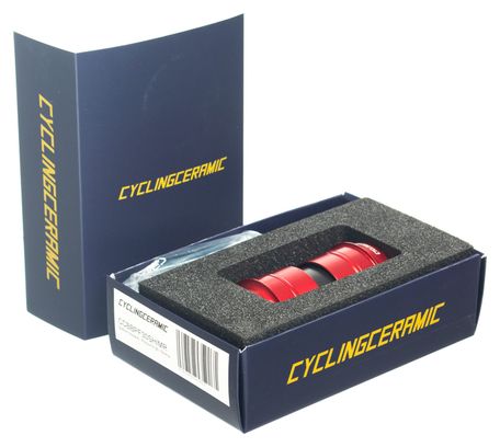 CyclingCeramic Pressfit 30 Bottom Bracket Red