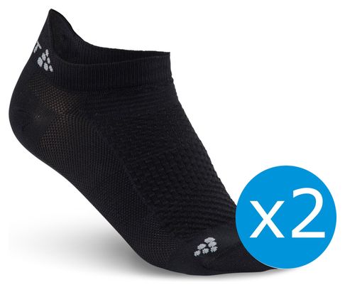 Craft Cool Shaftless Socks (2pairs) Black
