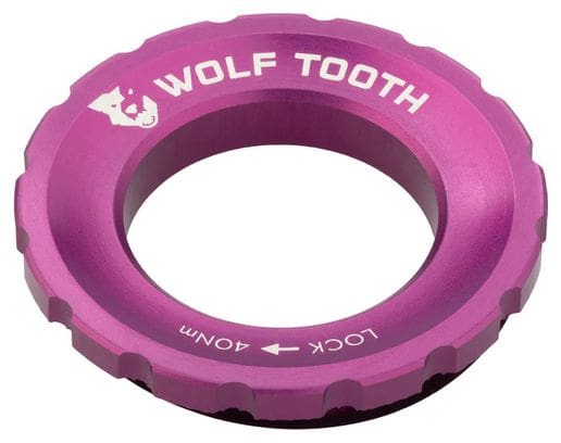 Wolf Toolth External Centerlock Nut Purple